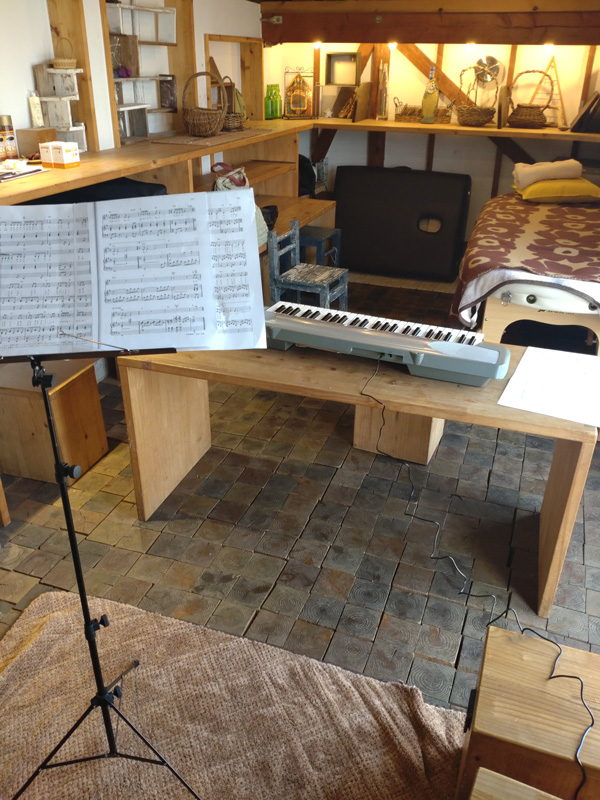 つくば市研究学園・柏市の声楽教室・ボイトレ教室「たまみの音楽室」の外部会場「レンタルスペースもりのこえ」レッスン室